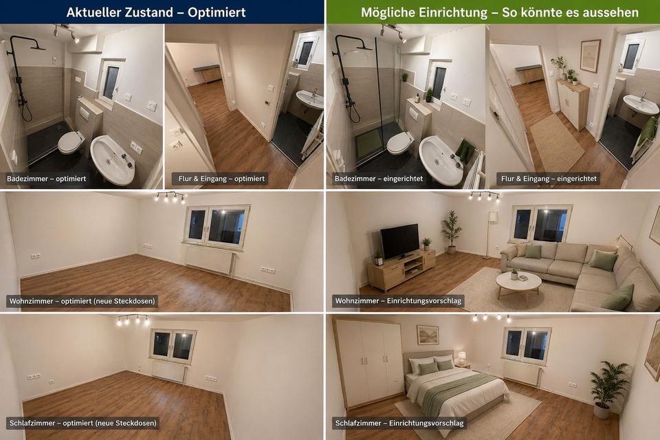 Thumbnail-Frisch renovierte Wohnung 2 Zimmer (WHV)