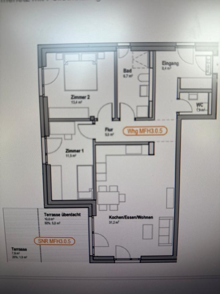 Thumbnail-3 Zimmer Wohnung in Elchingen