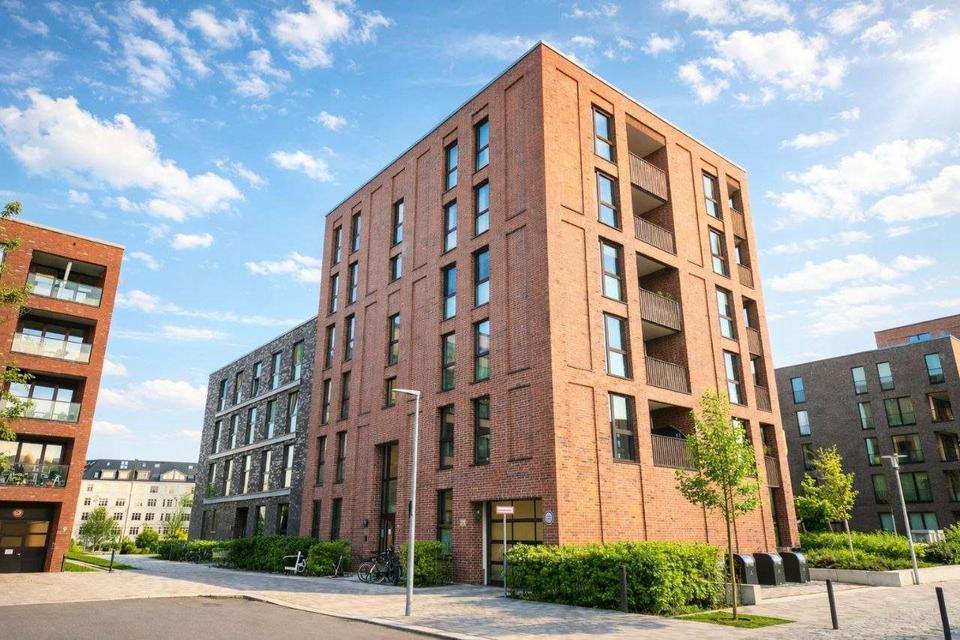 Thumbnail-Hochwertig möblierte Familienwohnung mit Wohnküche, Terrasse sowie Tiefgarage in den Kolbenhöfen