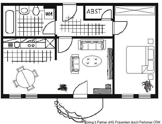 Thumbnail-EINBAUKÜCHE + AUFZUG -- Moderne 2-R-DG-Wohnung mit Balkon !