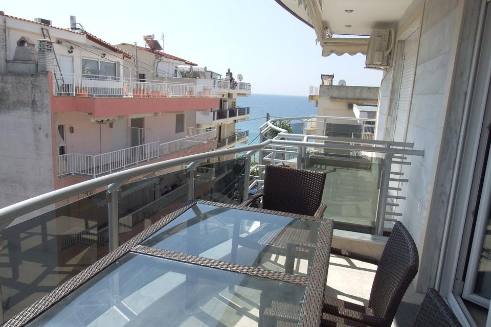 Thumbnail-Ferienwohnung in Chalkidiki – 50 m zum Strand – Meerblick