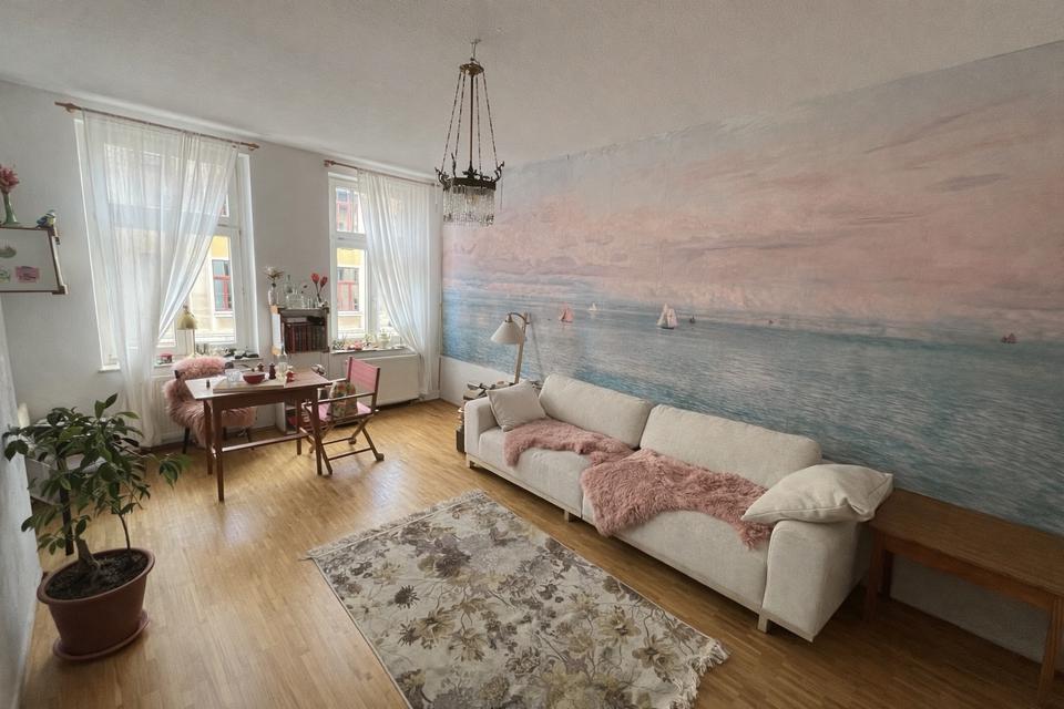 Thumbnail-2-Zimmer-Wohnung mit Balkon in Schleußig