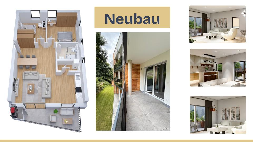 Thumbnail-Traumhaftes Wohnen im Schwarzwald: Moderne 3-Zimmer-Wohnung zum Erstbezug!