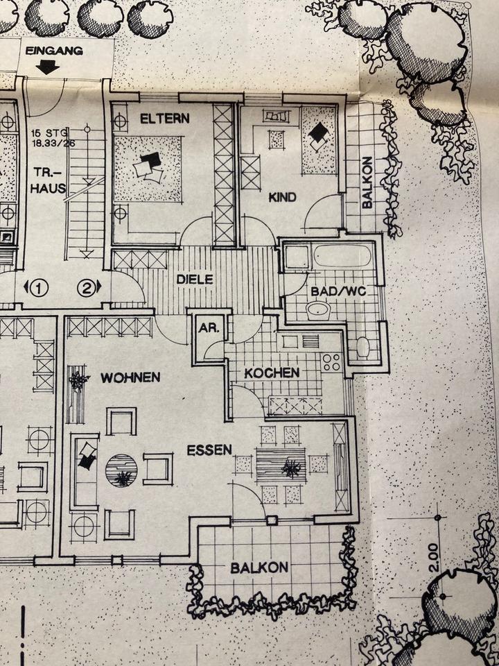 Thumbnail-Helle 3 Zimmer Wohnung mit 2 Balkonen