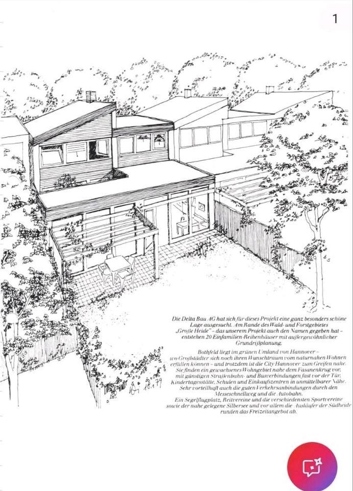 Thumbnail-Reihenhaus Hannover Bothfeld mit Keller, Garage u. Stellplatz