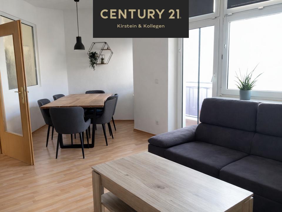 Thumbnail-Traumhafte 3-Zimmer-Dachgeschosswohnung mit Balkon im beliebten Geraer Ostviertel