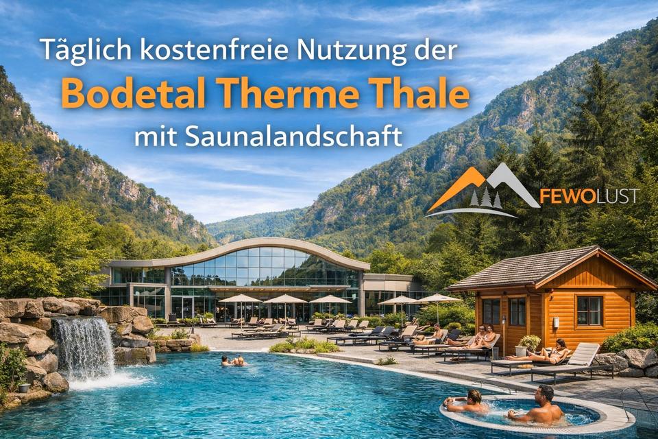 Thumbnail-☀️ Ferienwohnung SAUNA✔️THERME✔️ FeWoApartment Urlaub THALE HARZ