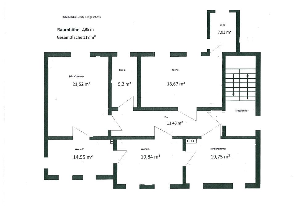 Thumbnail-Große Vierraumwohnung in Röbel