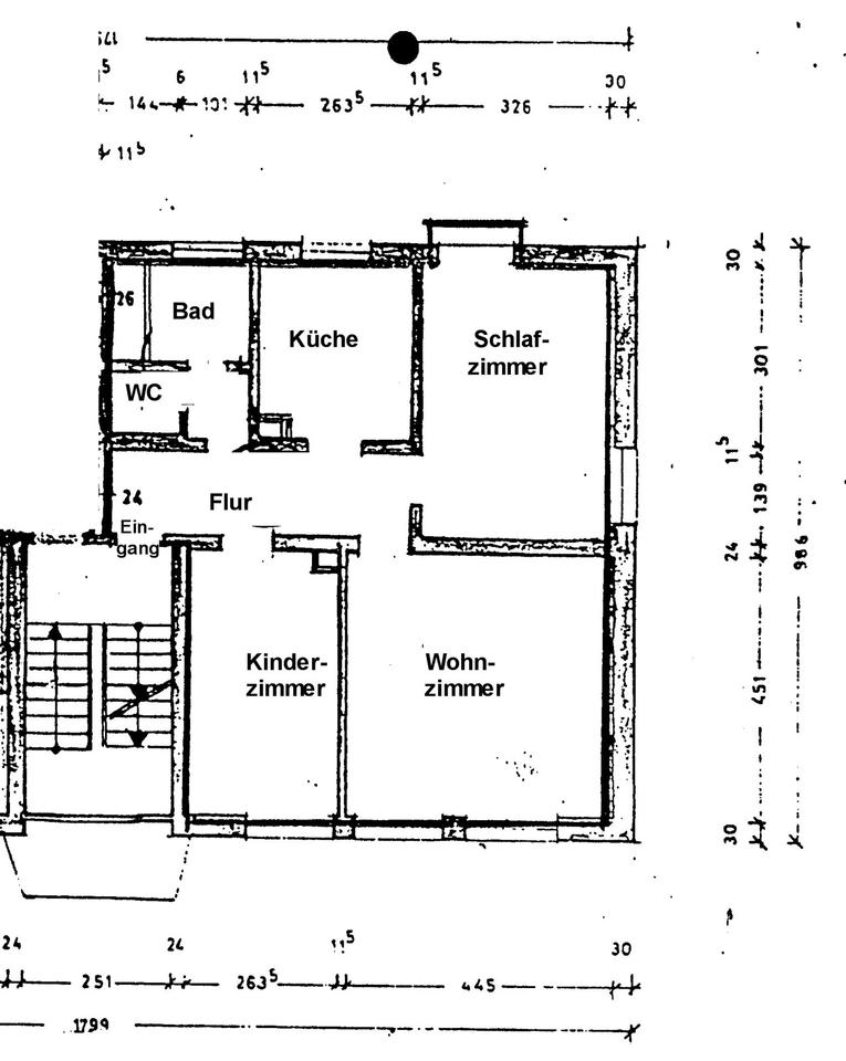 Thumbnail-Vorankündigung - Frisch renovierte 3-Zimmer Wohnung in Herzogenau