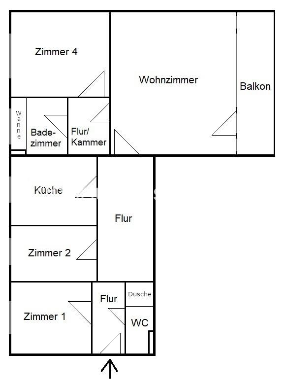 Thumbnail-Wohnungsswap - 4 Zimmer, 93 m² - Admiralstraße, Kreuzberg, Berlin