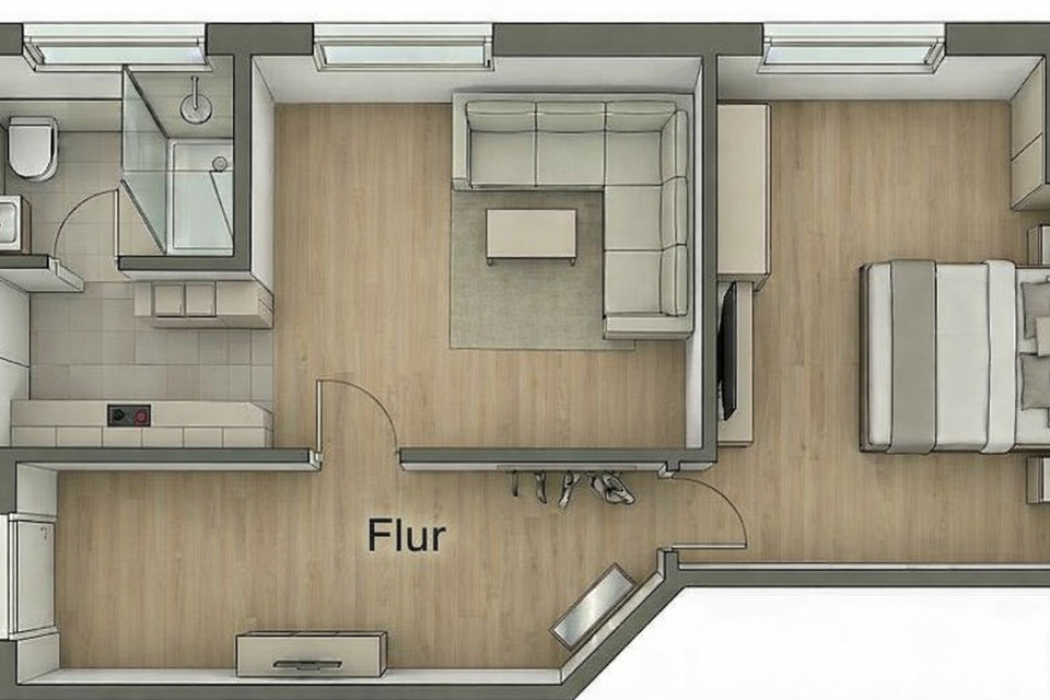 Thumbnail-Attraktive 2-Zim Zentrum Stade – frisch kernsaniert