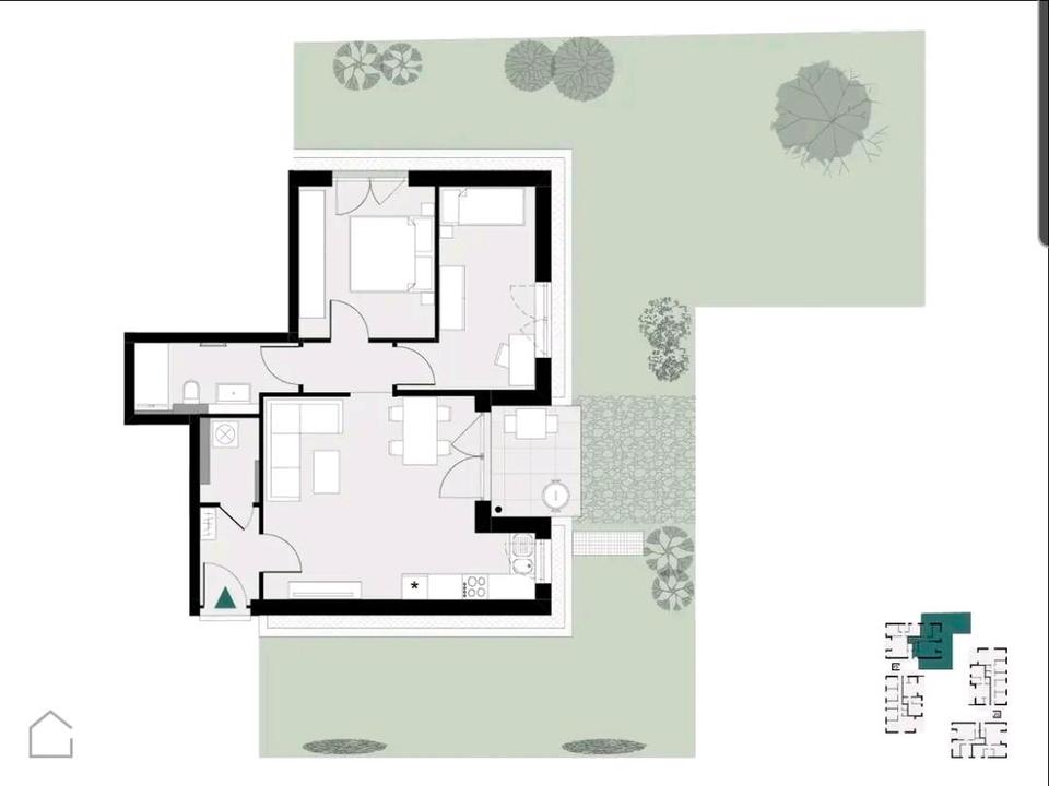 Thumbnail-Schöne 3-Zimmer Neubau-Wohnung