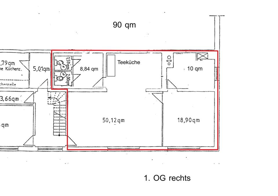 Thumbnail-Büro-Praxis-Schulungsfläche - 90 m² - provisionsfrei