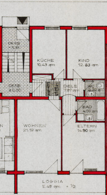 Thumbnail-3-Zimmer Wohnung mit 78 m² Wohnfläche in Immenstadt im Allgäu