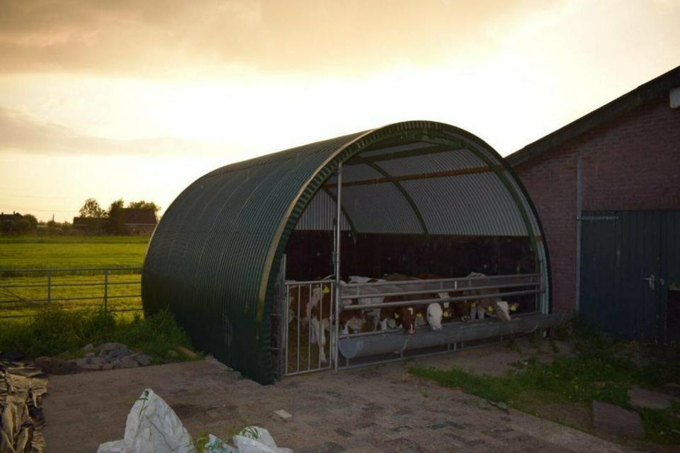 Thumbnail-Mobile Rundbogenhalle, Tierunterstand, Kälberhütte o. Lagerhalle