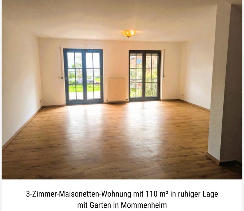 Thumbnail-3-Zimmer-Maisonette-Wohnung (110 m²) mit Terrasse & Garten