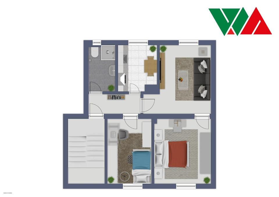 Thumbnail-3-Raumwohnung im ruhigen Nordwest mit Nähe zum ÖPNV