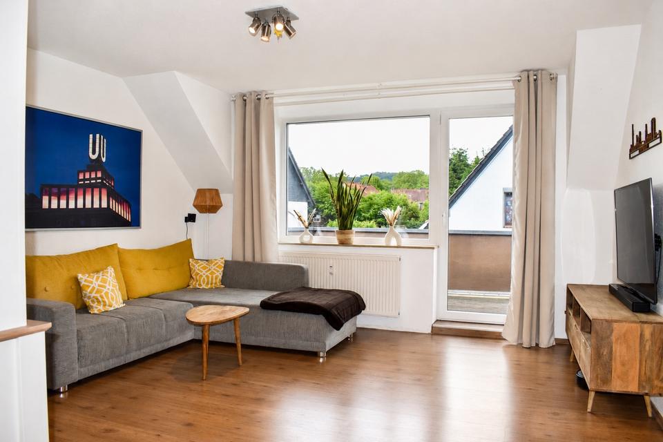 Thumbnail-Helle Wohnung mit Garten, Carport und Garage in Dortmund Kruckel