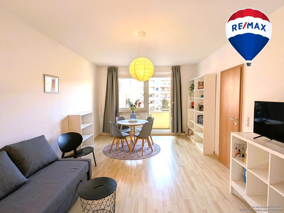 Thumbnail-Sofort einziehen & wohlfühlen – Helle möblierte 3-Zimmer-Wohnung mit großem Balkon