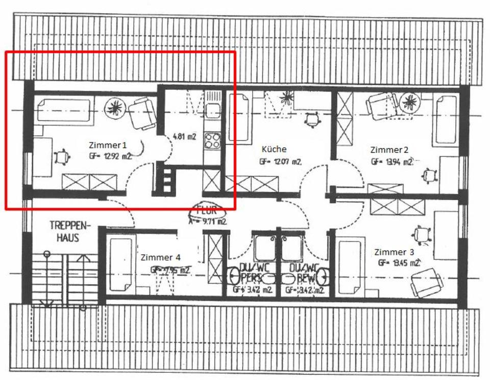 Thumbnail-✅ Zimmer 1, 2 Bäder, Küche, Wohngemeinschaft WG Wohnung Miete ✅