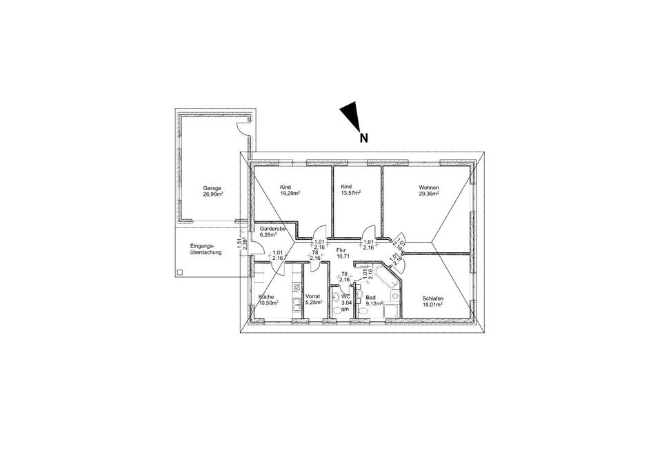 Thumbnail-Kirchlinteln-Bendingbostel, Bungalow in schöner Lage zu vermieten