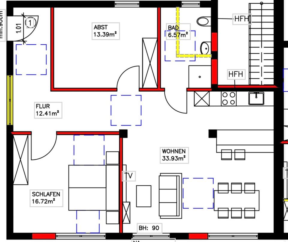 Thumbnail-Schöne sanierte Einliegerwohnung (85m²) in Dahlbruch