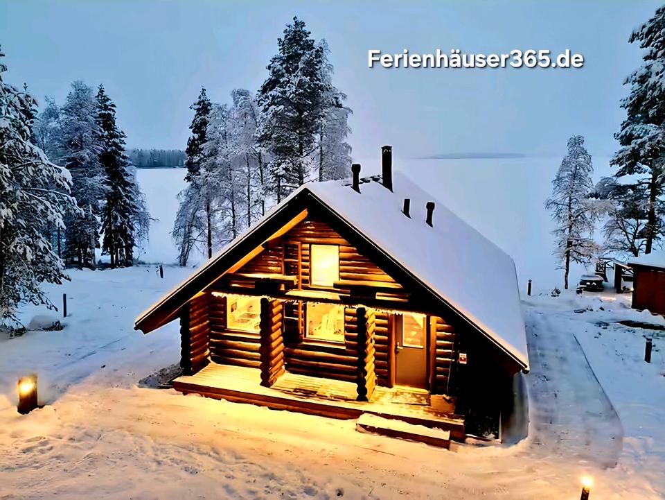 Thumbnail-Ferienhaus in Finnland (Lappland) am Wasser + Sauna ab 32€Person