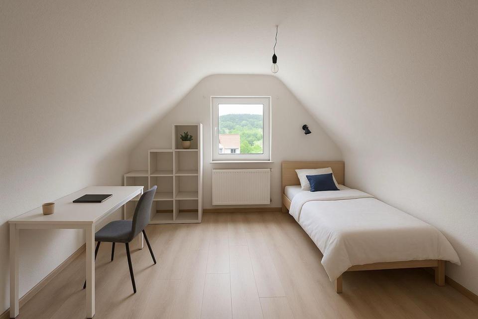 Thumbnail-Charmante 1-Zimmer-Dachgeschosswohnung in Stuttgart-Vaihingen