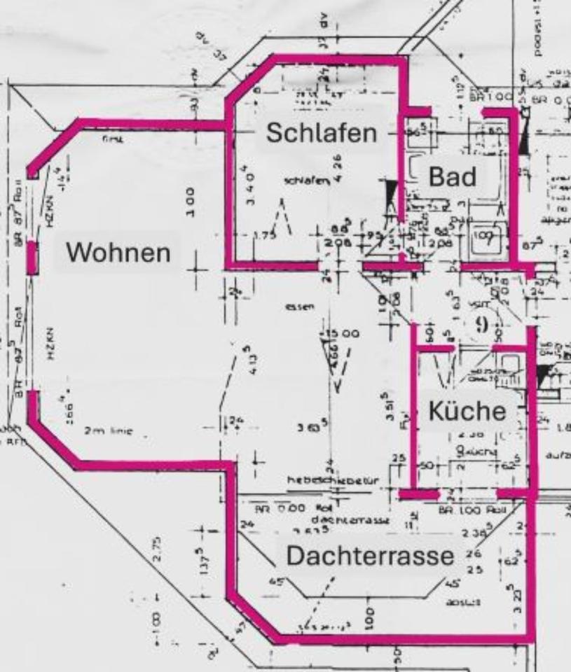 Thumbnail-ruhige 2 Zimmer-Dachgeschoßwohnung mit großem Balkon