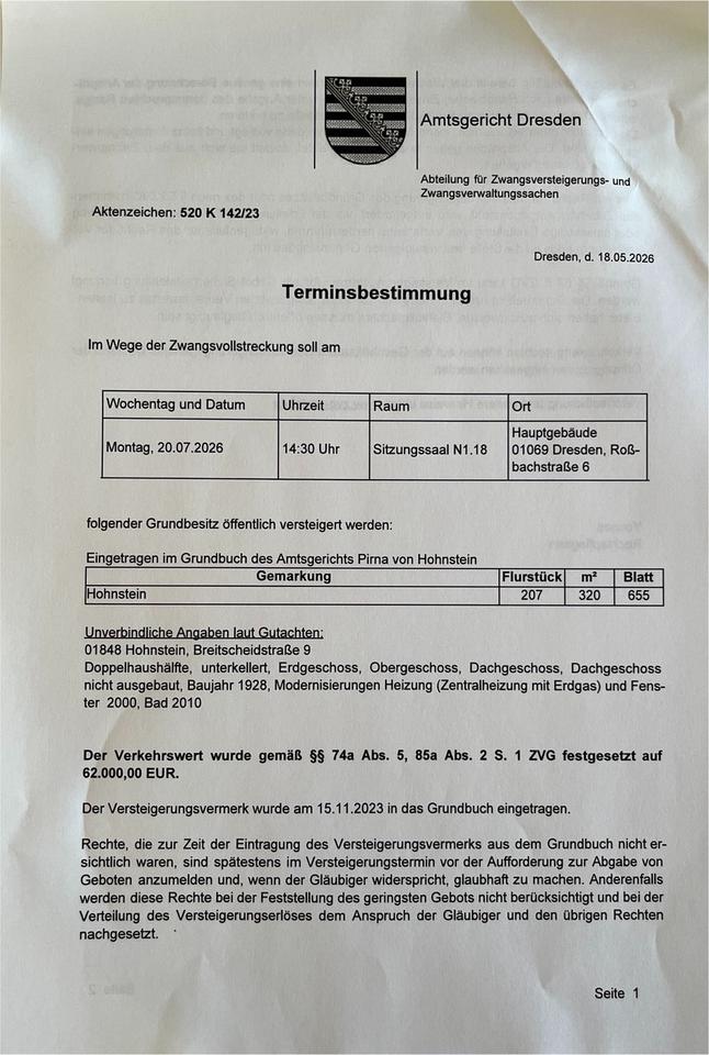 Thumbnail-Haus mit Grundstück Hohnstein