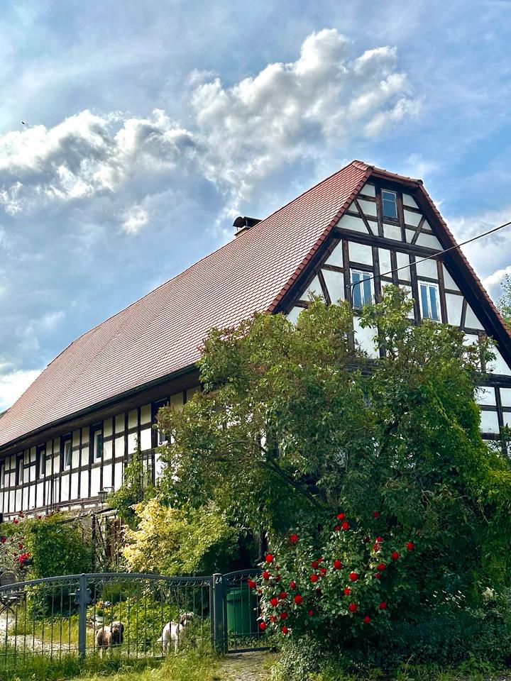 Thumbnail-Großes Fachwerkhaus, Scheune, großer Garten