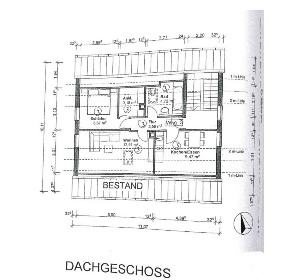 Thumbnail-Attraktive 2-Zimmer-Wohnung mit 45m² in unterhaunstadt