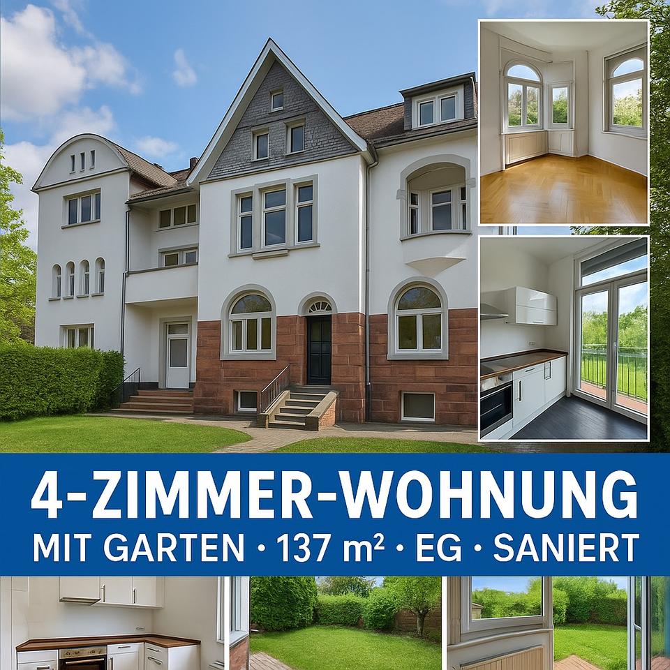 Thumbnail-Große 4-Zi. Altbau-EG-Wohnung mit Garten • 137 m²