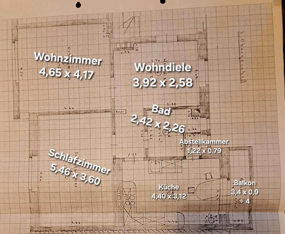 Thumbnail-72qm Wohnung, 2,5 Zimmer KDB zentral in Deutz