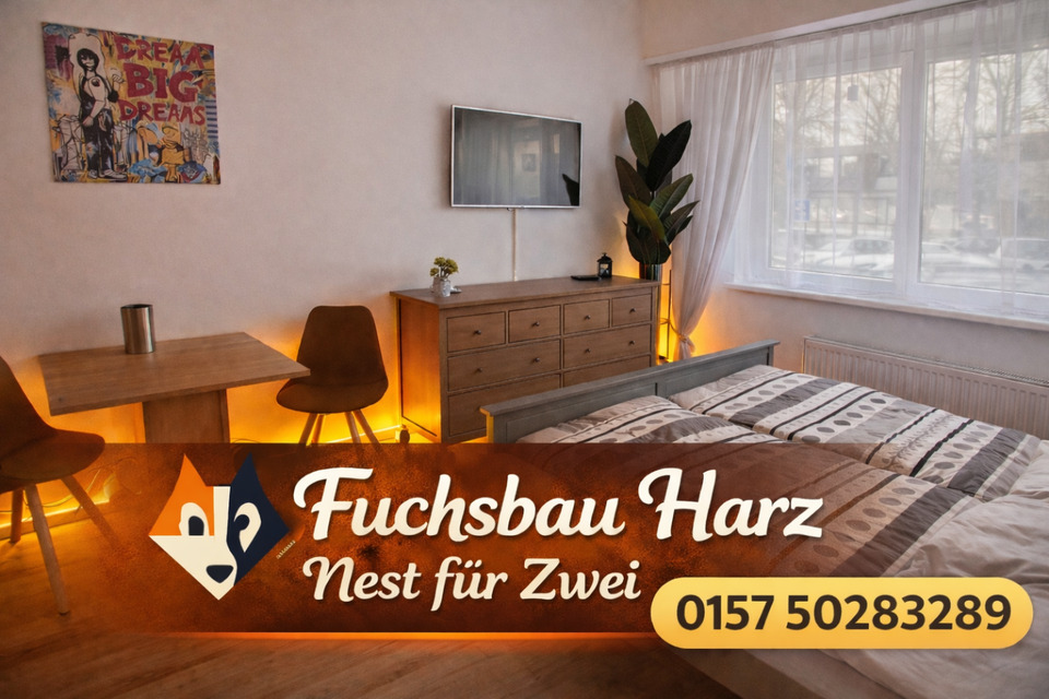 Thumbnail-Gemütliches Studio für 2 im Harz Privatbad Parkplatz Nordhausen