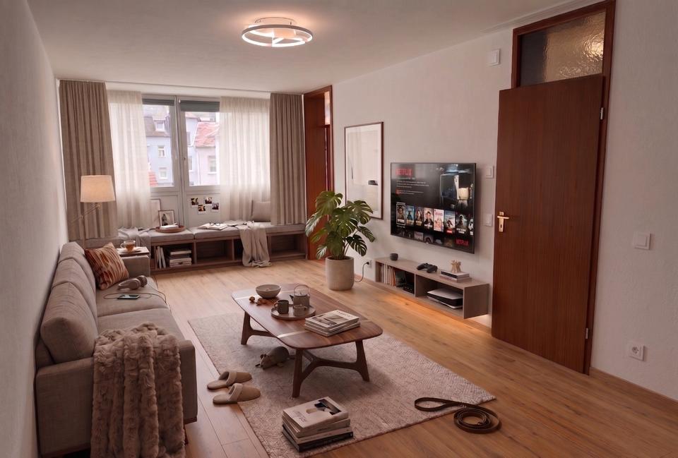 Thumbnail-Bad Homburg Zentrum: möbliertes 1-Zimmer-Apartment in 1a-Lage