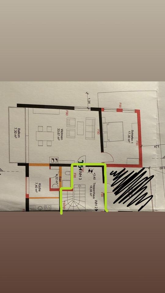 Thumbnail-Hochwertige kernsanierte 2 Zimmer Wohnung