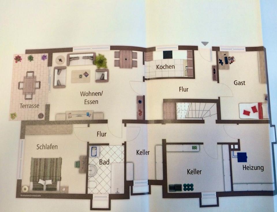 Thumbnail-Helle und hochwertige 86 m² Erdgeschoss Wohnung in Finnentrop