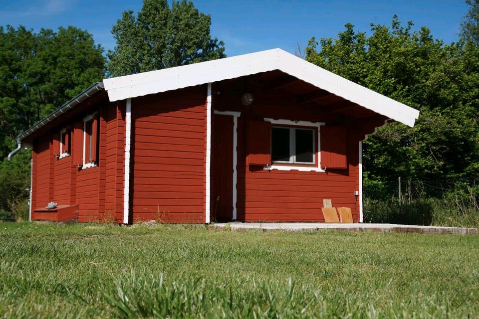 Thumbnail-Ferienhaus FeWo Blockhaus Urlaub Groß Quassow ruhige Lage