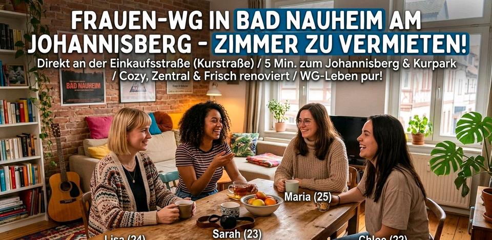 Thumbnail-Zimmer in exklusiver Frauen WG Bad Nauheim Bestlage