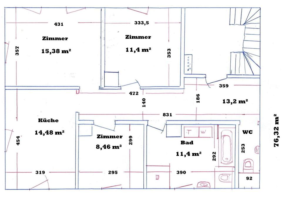 Thumbnail-3 Zimmer EG Wohnung in Bad Urach zu vermieten von Privat