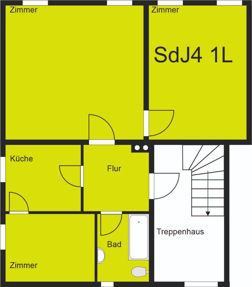 Thumbnail-3-Zimmer Wohnung in 06901 Globig (Kemberg)