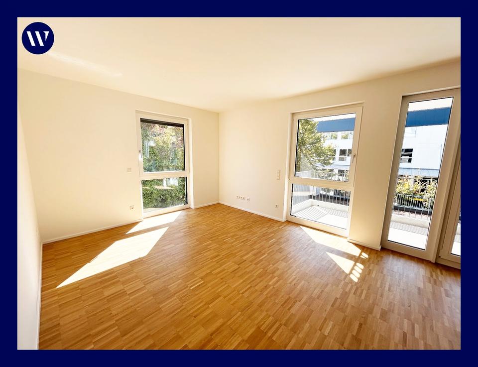 Thumbnail-Terrassenwohnung im Neubau: moderne 3 Zimmer mit Einbauküche, guter Schnitt, Parkett, Tageslichtbad