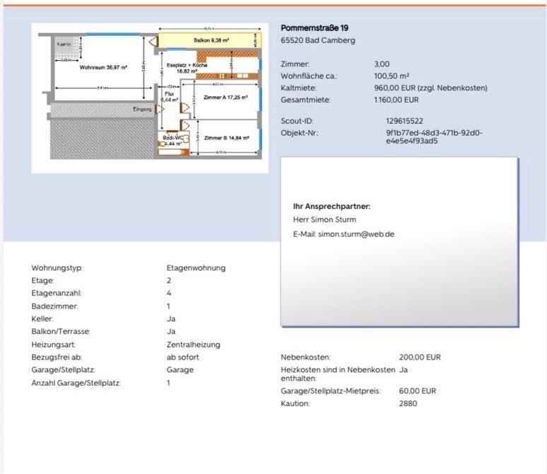 Thumbnail-Verkaufen 3 Zimmer Wohnung in Bad Camberg
