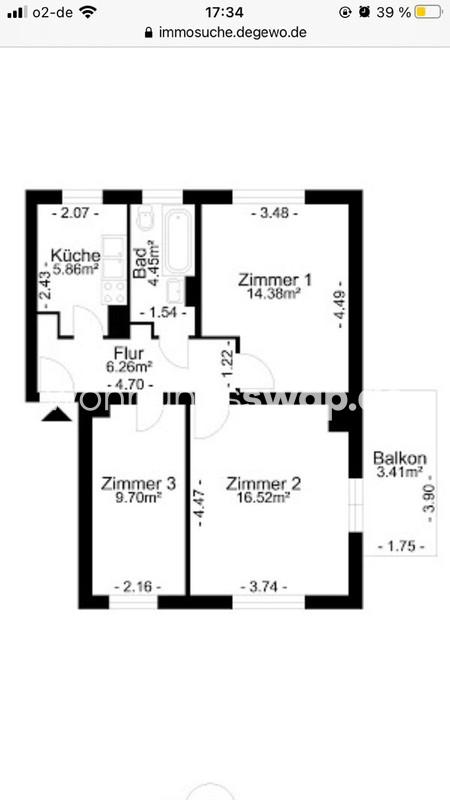 Thumbnail-Wohnungsswap - 3 Zimmer, 60 m² - Igelsteig, Köpenick, Berlin