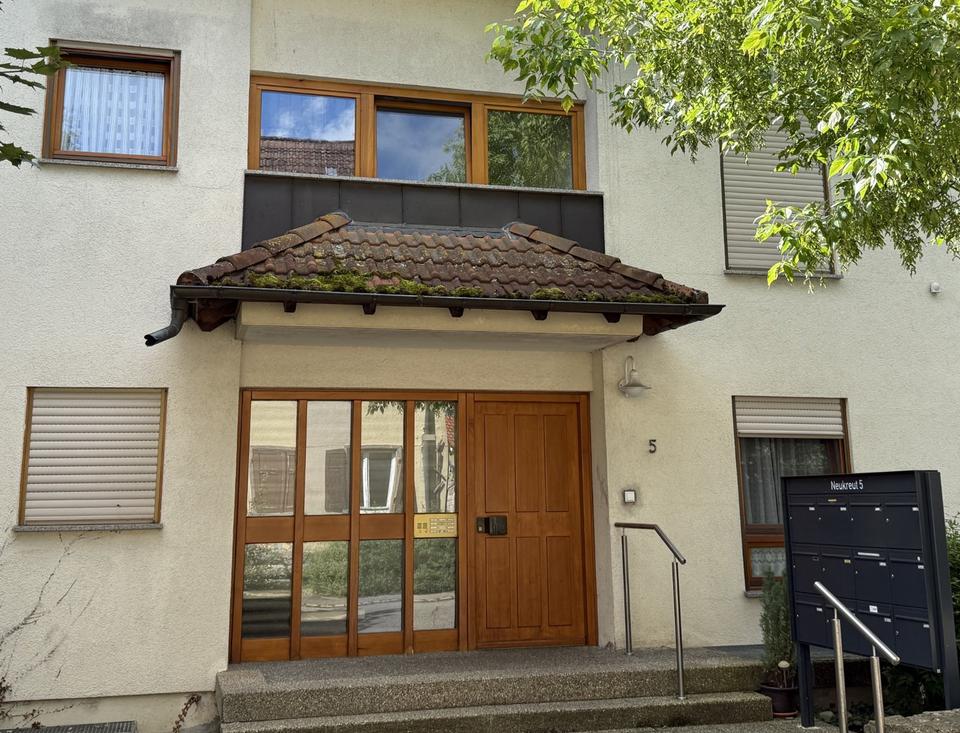 Thumbnail-Praktische 1-Zimmer-Souterrain-Wohnung mit Terrasse – Schrozberg