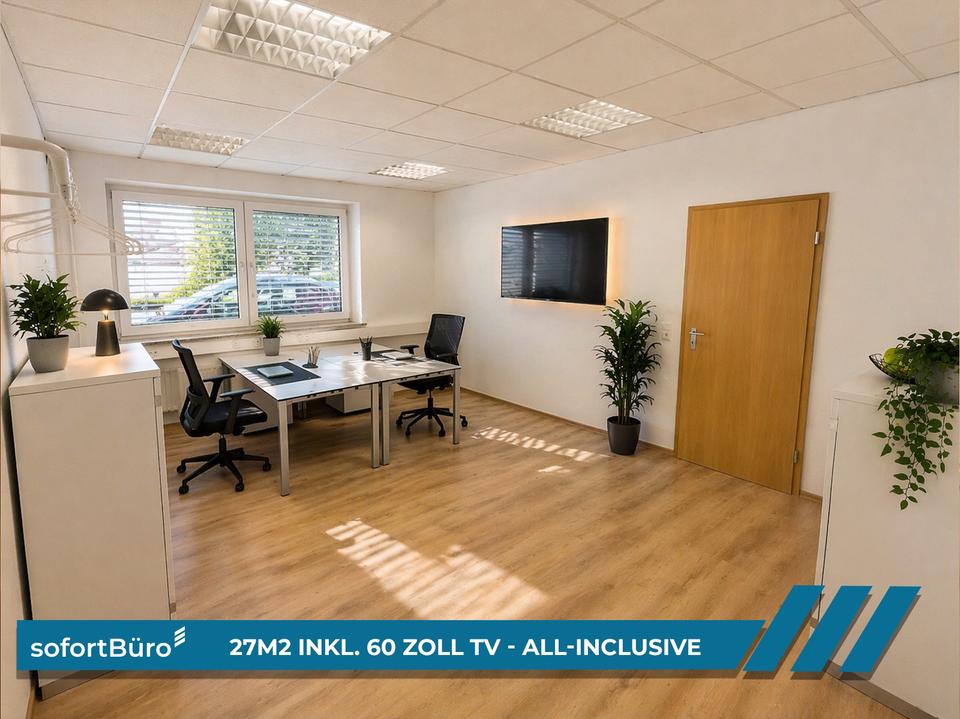 Thumbnail-Modernes Büro in Langenhagen – 27 m² inkl. 60” TV | All-Inclusive