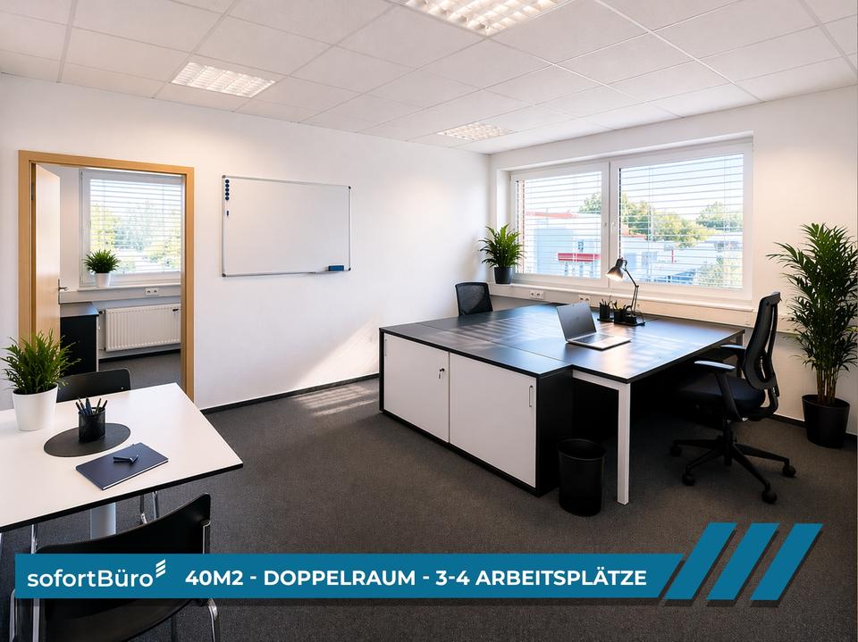 Thumbnail-Büro mieten in Langenhagen – 40 m² Doppelraum, 3-4 Arbeitsplätze