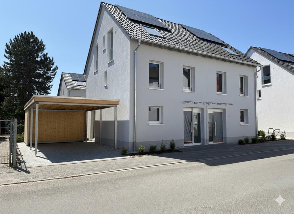 Thumbnail-NEUE Doppelhaushälfte Darmstadt mit Carport & PV-Anlage | ERSTE Monat kaltmietfrei