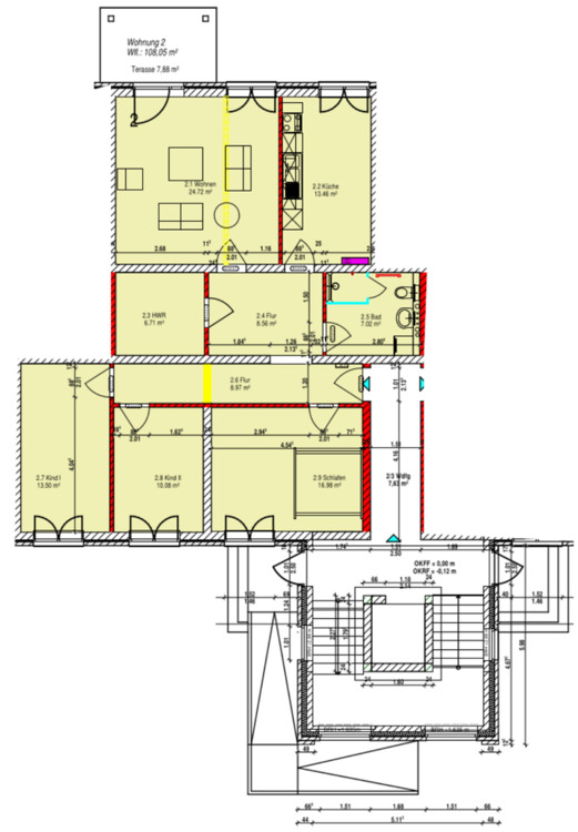 Thumbnail-EG Wohnung Waldlage Zweitbezug Kernsaniert 4-Zimmer energiearm!
